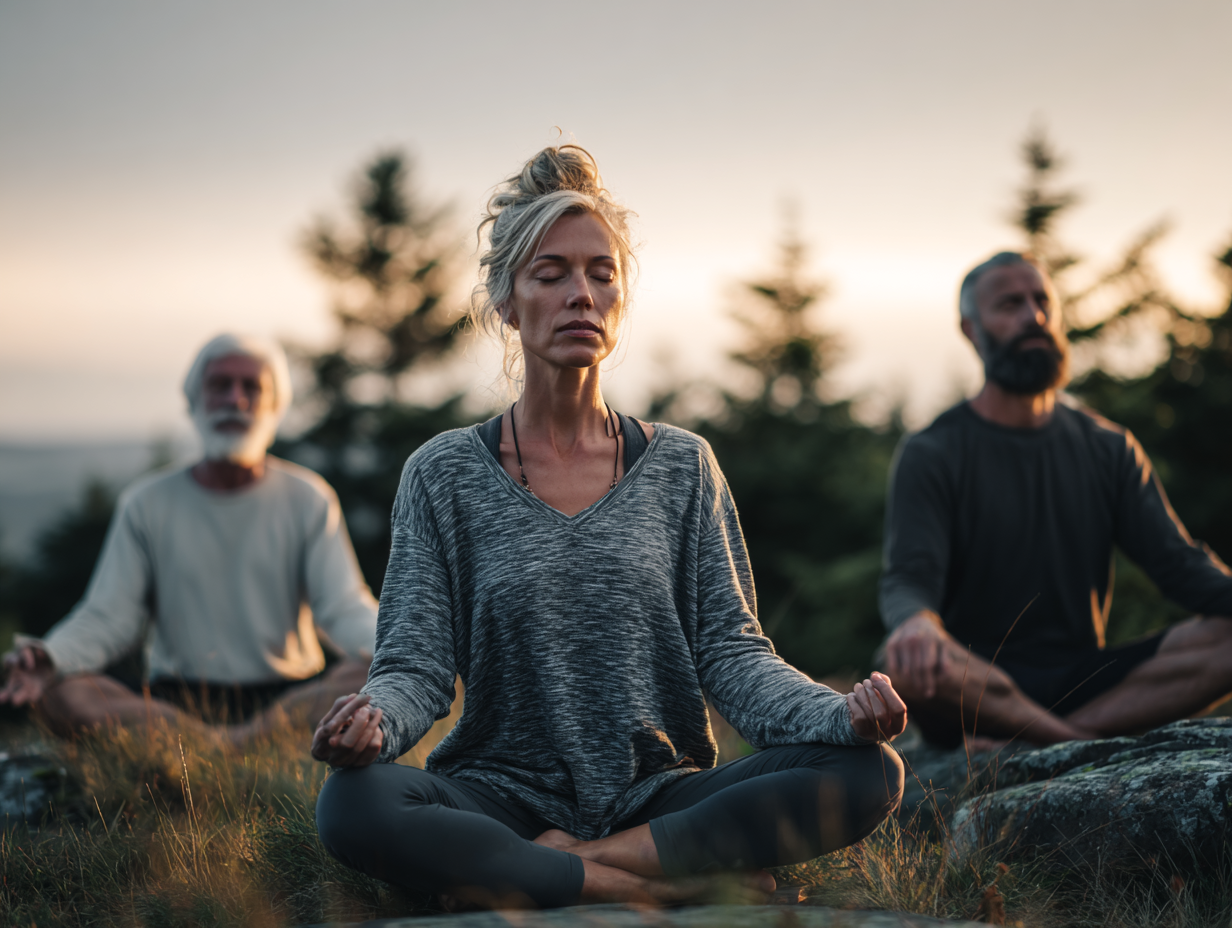Meditație în liniște